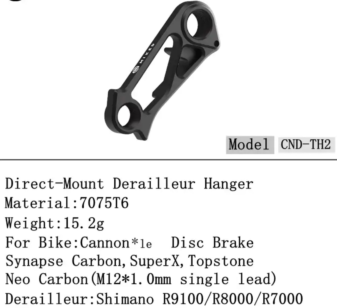 Direct mount hanger Cannondale