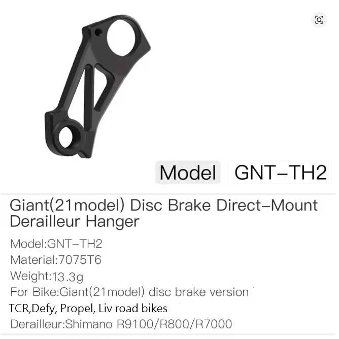 Direct mount hanger Giant Tcr, Propel, Defy, TCX, Liv > 2021